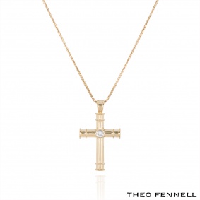 Theo Fennell Yellow Gold Diamond Tod Pendant 0.25ct